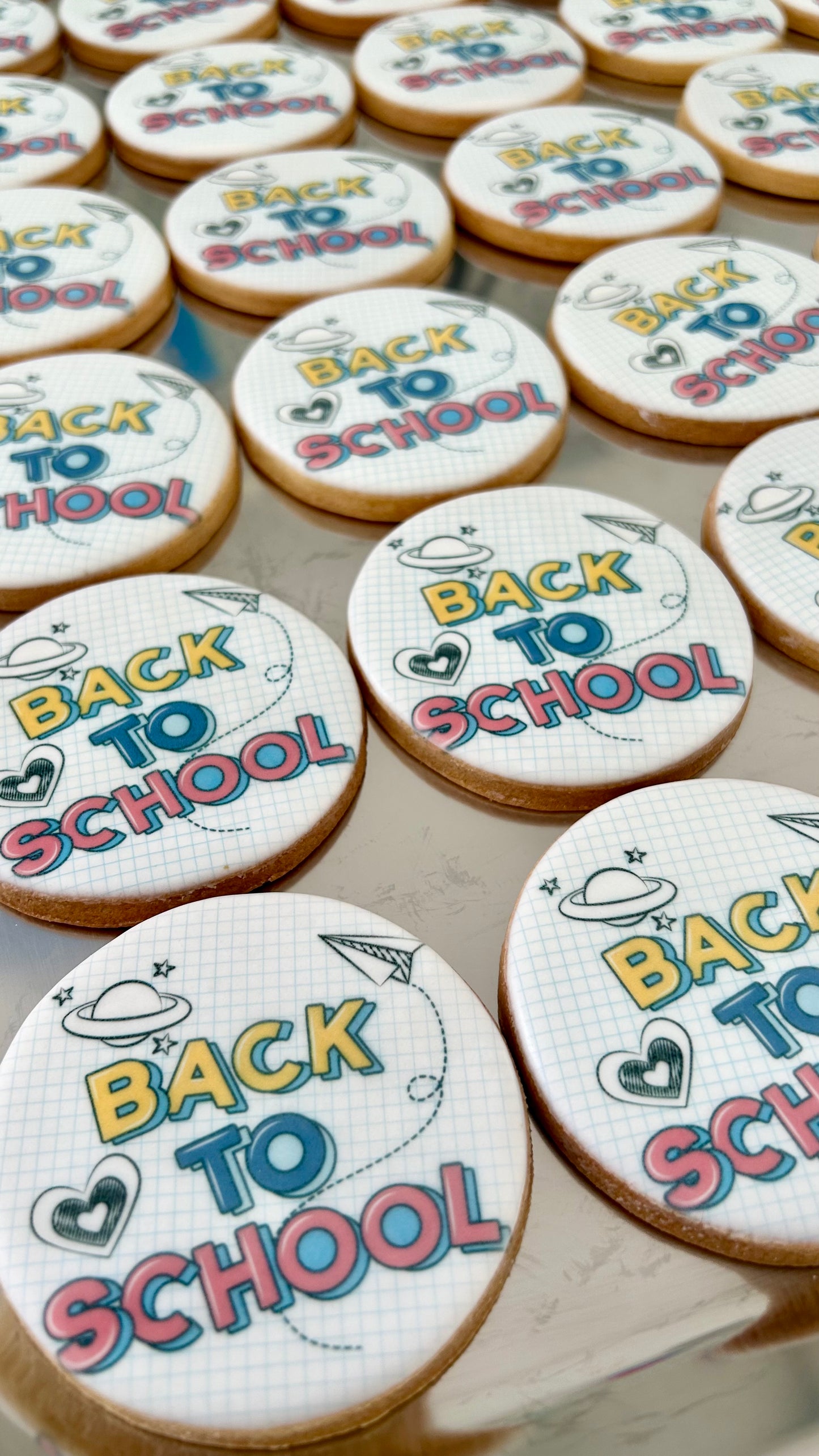 BACK TO SCHOOL 🍎 PRINTED COOKIES