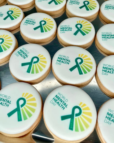 WORLD MENTAL HEALTH DAY 💚 PRINTED COOKIES