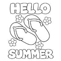 Hello Summer Flip Flops
