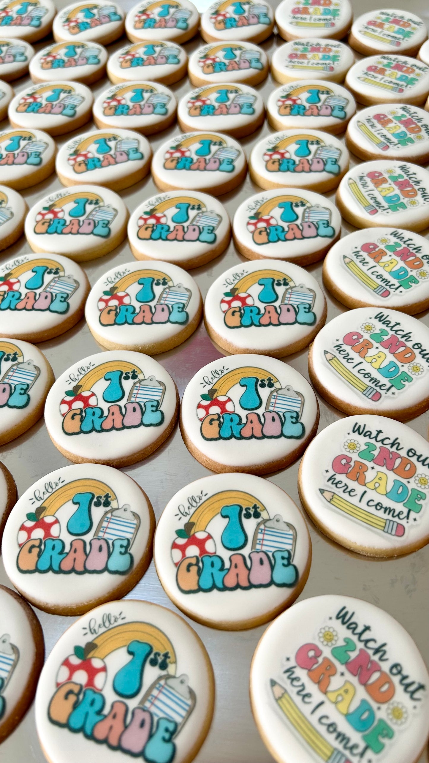 BACK TO SCHOOL 🍎 PRINTED COOKIES