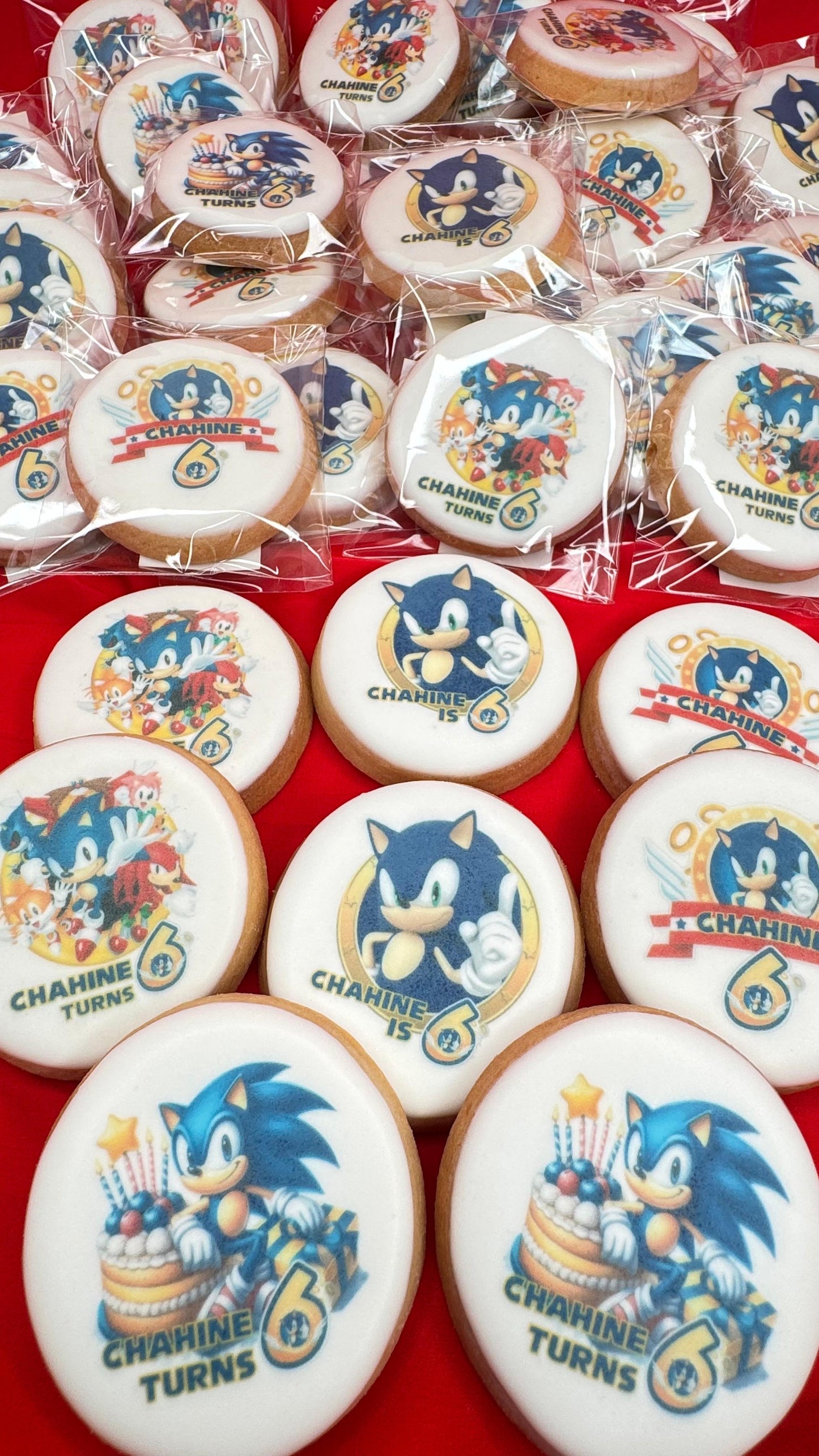 SONIC 🥏 PRINTED COOKIES