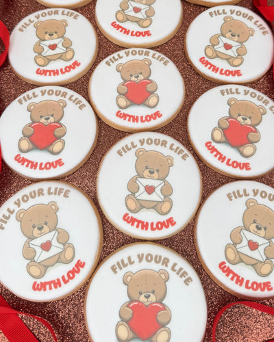 TEDDY BEAR 🧸 PRINTED COOKIES