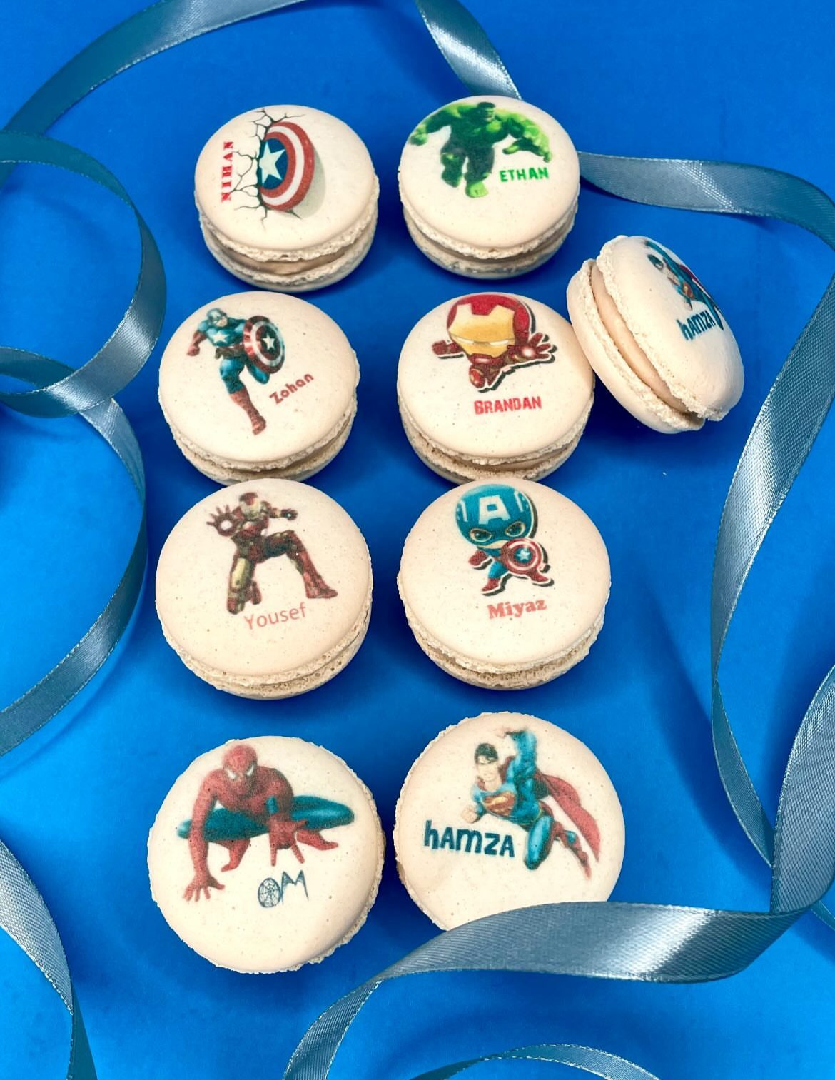 SUPERHEROES 🦸🏽‍♂️🦸🏽‍♀️ MACARONS