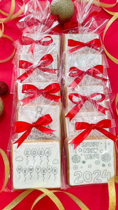 NEW YEAR 🥳 PRINTED COOKIES