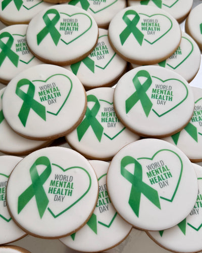 WORLD MENTAL HEALTH DAY 💚 PRINTED COOKIES