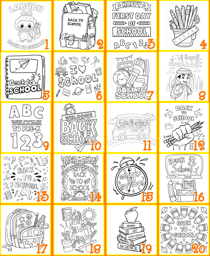 BACK TO SCHOOL ✏️✂️🚌 PAINTING