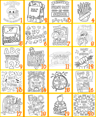 BACK TO SCHOOL ✏️✂️🚌 PAINTING