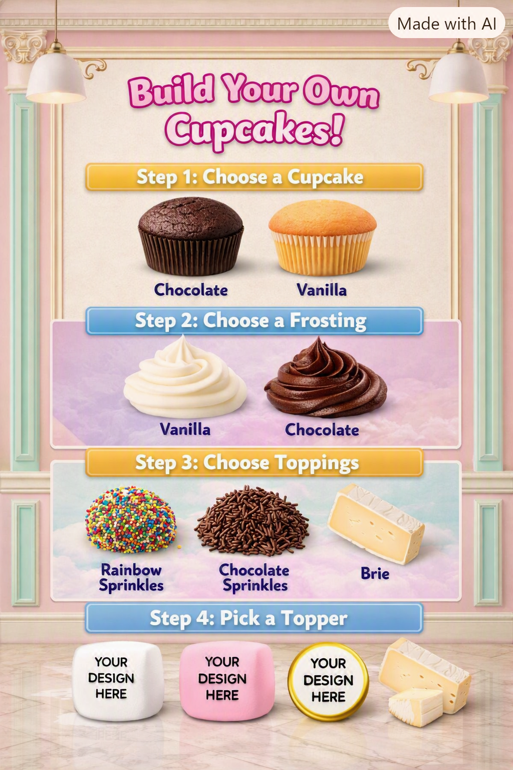 BUILD YOUR OWN CUPCAKE