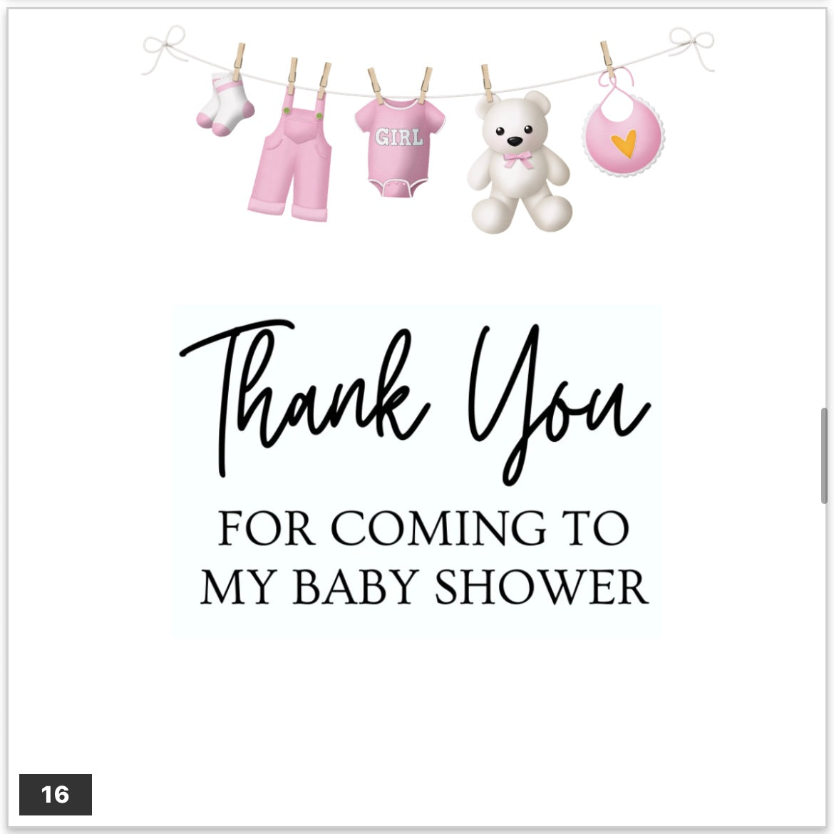 🍼👼 BABY SHOWER 💌 SWEET CARDS