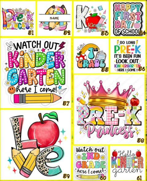 BACK TO SCHOOL 🍎 PRINTED COOKIES