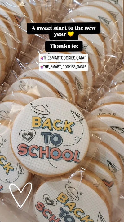 BACK TO SCHOOL 🍎 PRINTED COOKIES