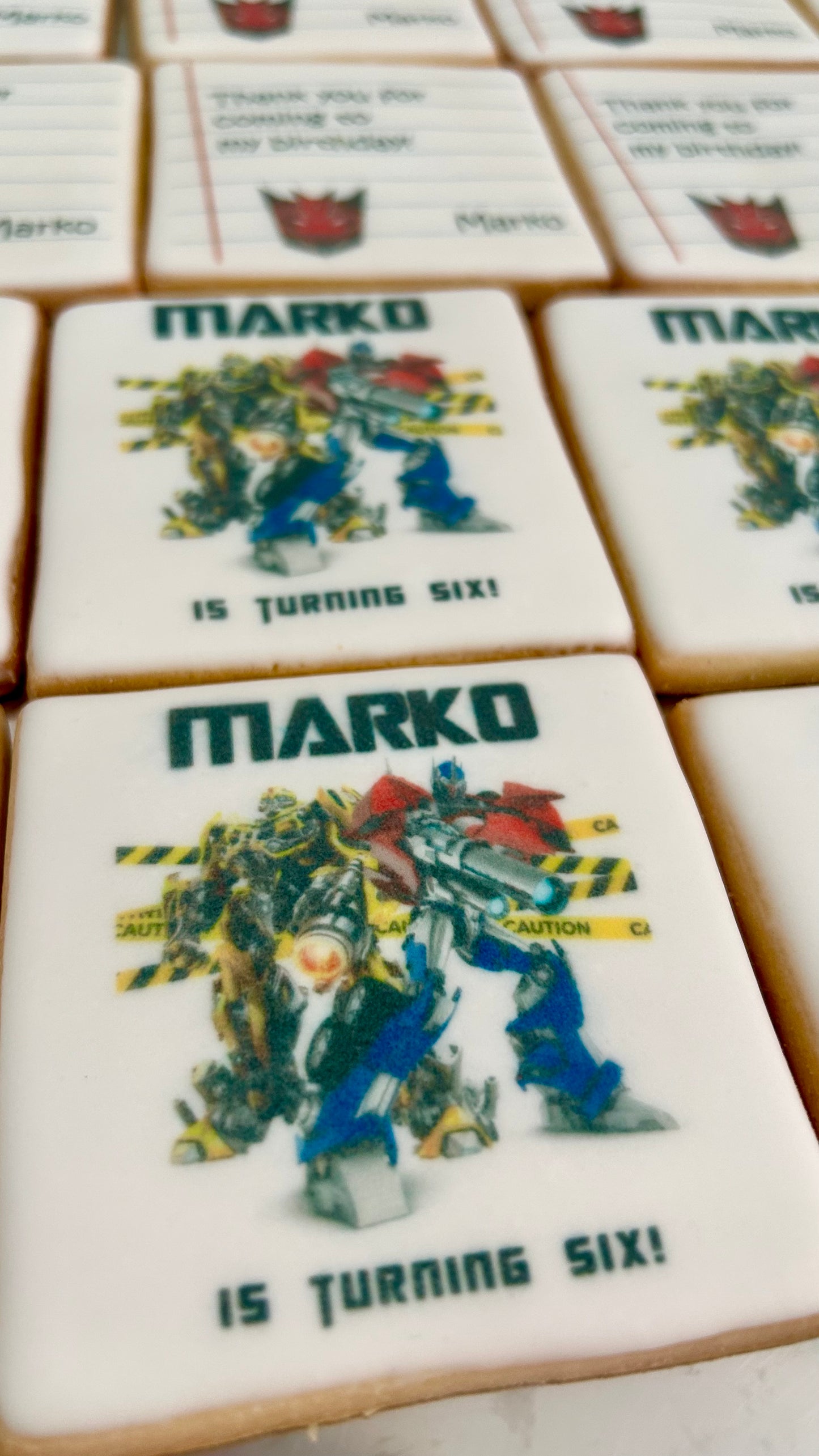 TRANSFORMERS 🦸🏻 PRINTED COOKIES