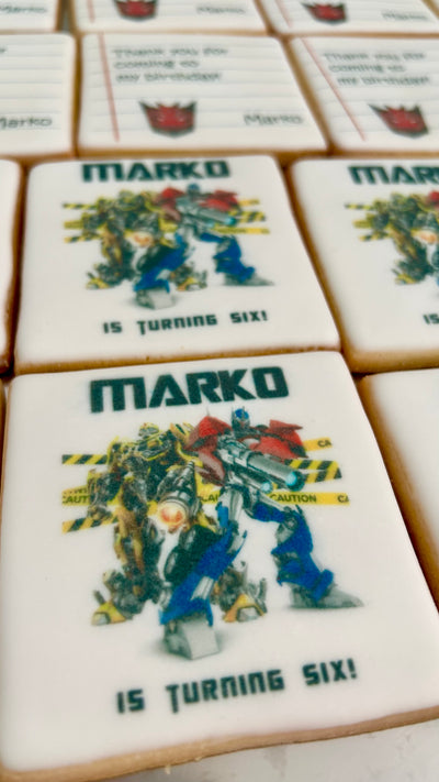 TRANSFORMERS 🦸🏻 PRINTED COOKIES