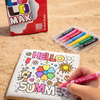 SUMMER 😎 COLORING WITH PENS