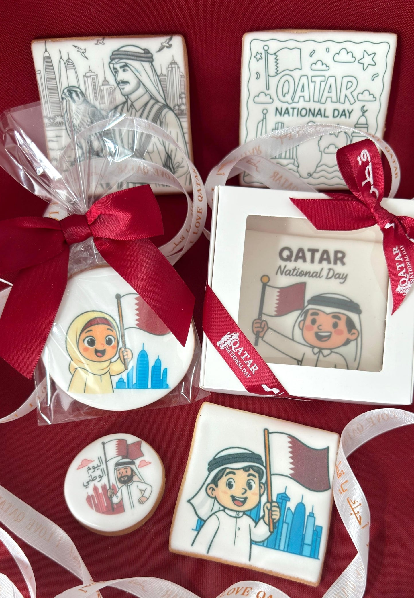 QATAR NATIONAL DAY 🐪 PRINTED COOKIES