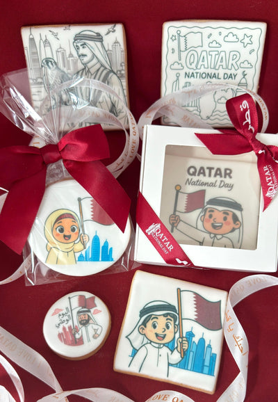 QATAR NATIONAL DAY 🐪 PRINTED COOKIES