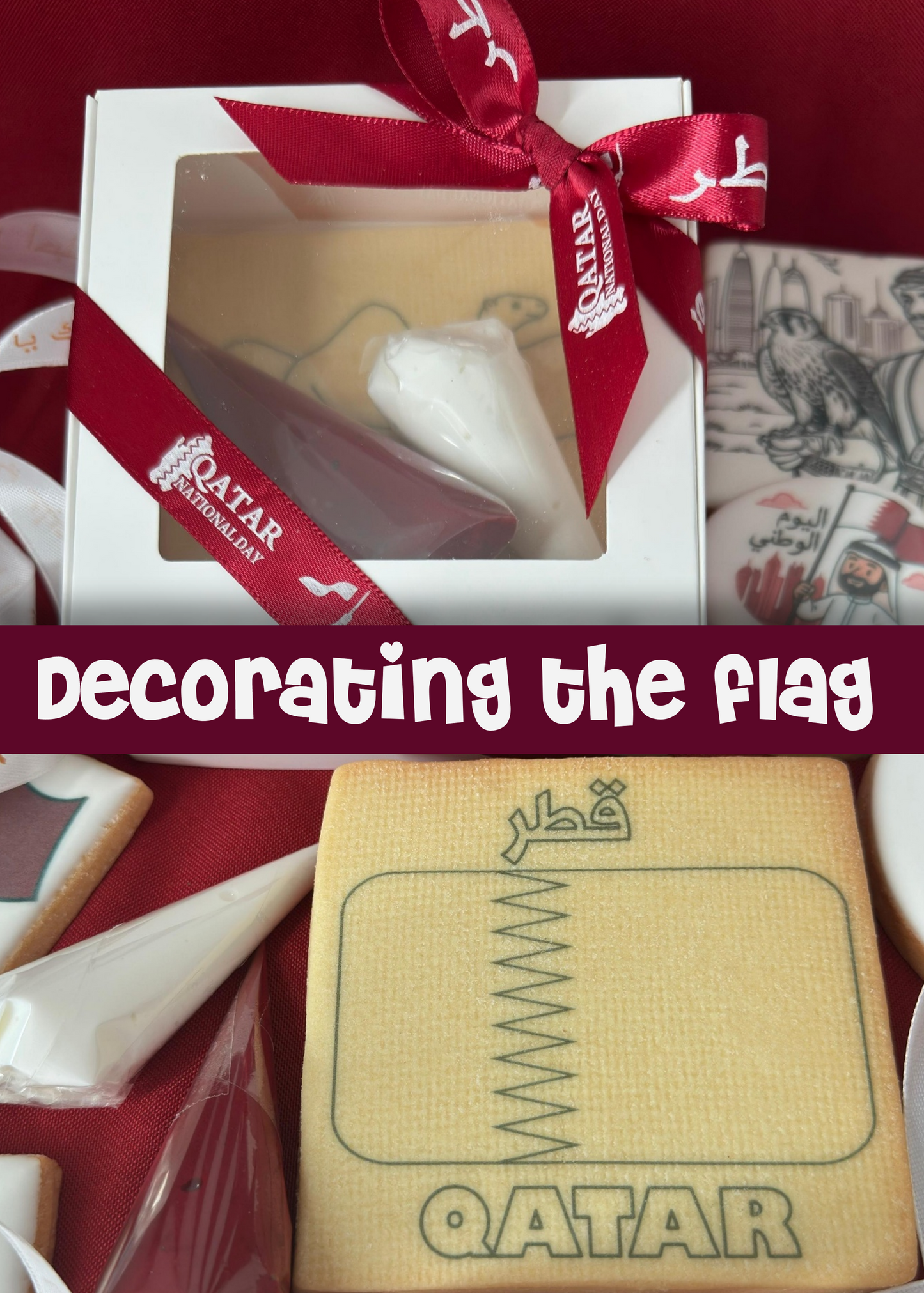 DECORATING FLAGS 🏁 WITH FROSTING ⚫🔴🟢⚪🔵🟡