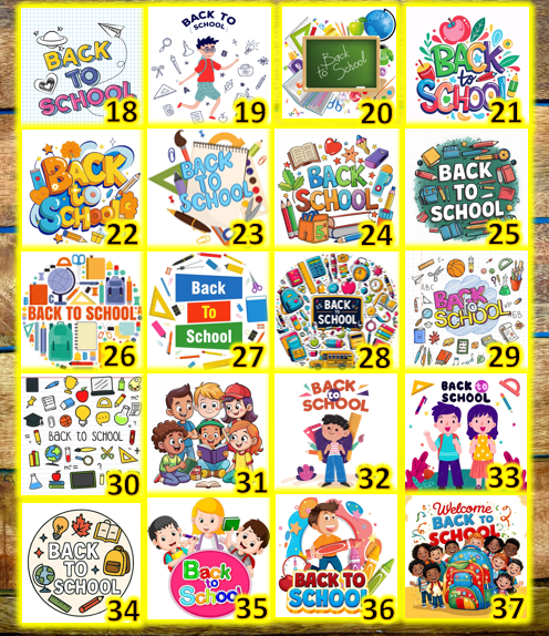 BACK TO SCHOOL 🍎 PRINTED COOKIES