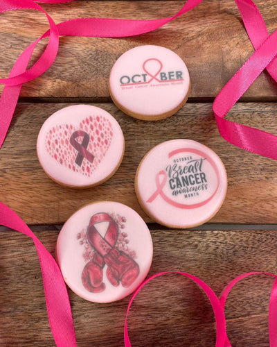 PINK OCTOBER 🩷🎀 PRINTED COOKIES