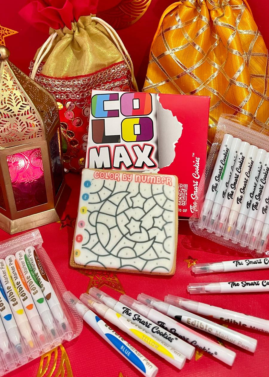 عيد الفطر  COLOR BY NUMBERS!   1️⃣🔴 2️⃣🟠 3️⃣🟡 4️⃣🟢 5️⃣🔵 6️⃣⚫