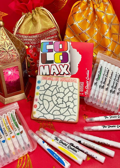 عيد الفطر  COLOR BY NUMBERS!   1️⃣🔴 2️⃣🟠 3️⃣🟡 4️⃣🟢 5️⃣🔵 6️⃣⚫