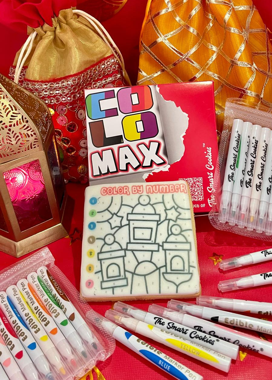 عيد الفطر  COLOR BY NUMBERS!   1️⃣🔴 2️⃣🟠 3️⃣🟡 4️⃣🟢 5️⃣🔵 6️⃣⚫