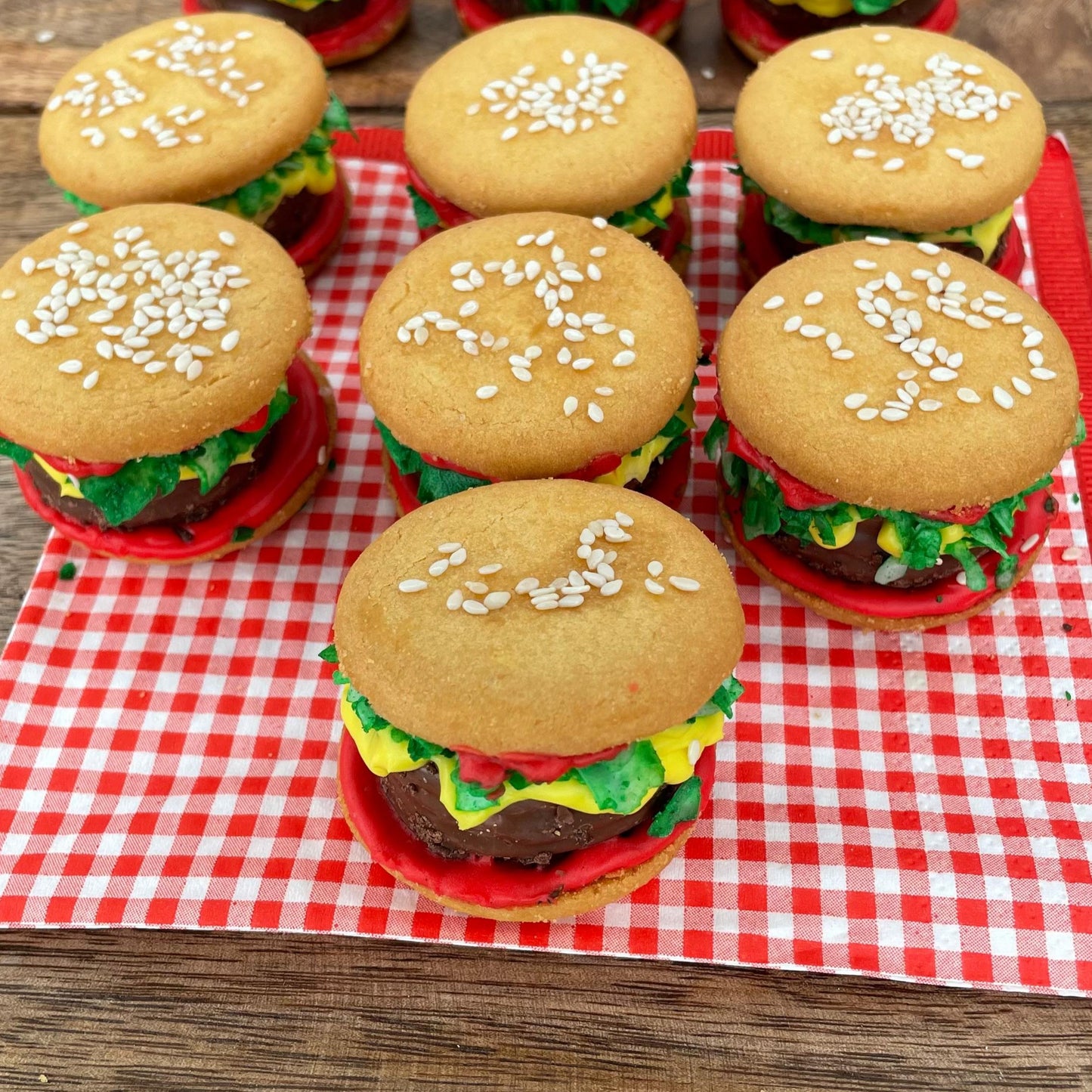 BURGER COOKIES 🍔🍔🍔🍔