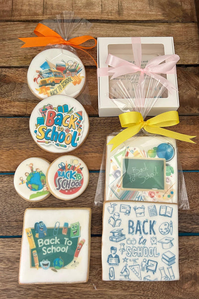 BACK TO SCHOOL 🍎 PRINTED COOKIES