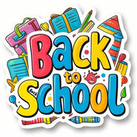 Back to School - Colorful Cutout