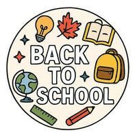 Back to School - Cream Circle
