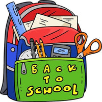 Backpack - Back to School Green