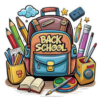 Backpack - Back School Brown