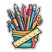 Pencils Cup Sticker