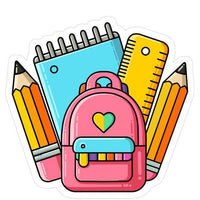 School Supplies Sticker