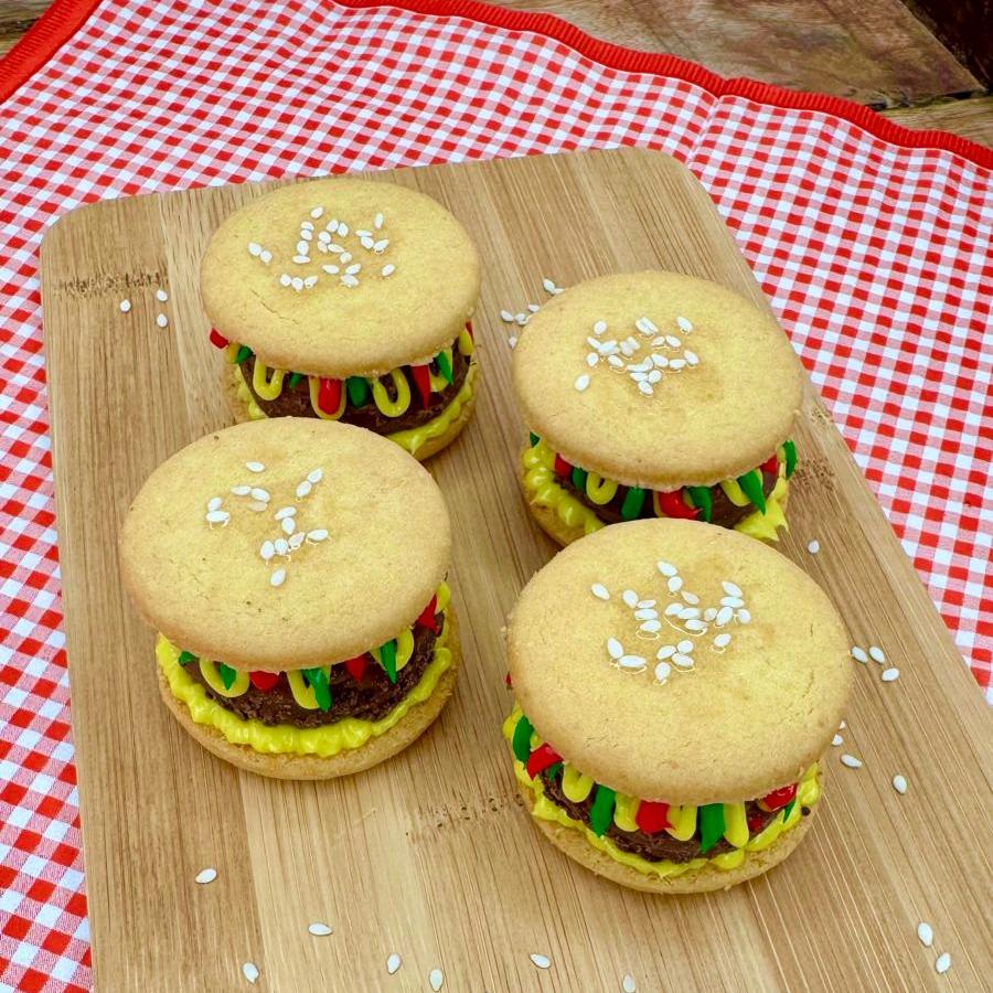 BURGER COOKIES 🍔🍔🍔🍔