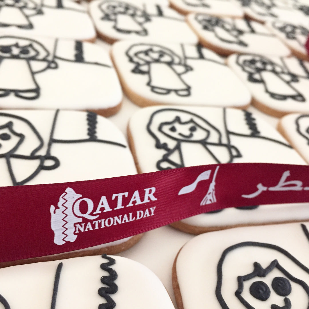 PAINTING COOKIES 🔜QATAR NATIONAL DAY